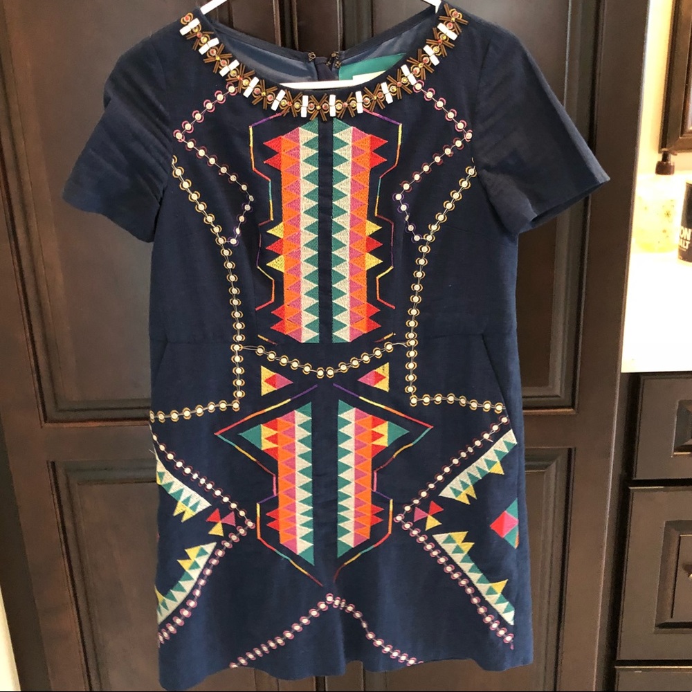 Maeve Embroidered Dress from Anthropologie